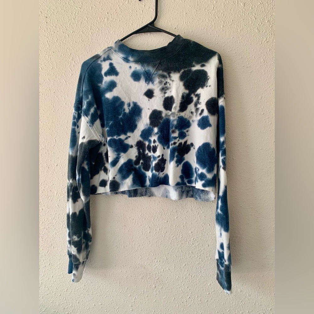 Colsie tie dye crop top
